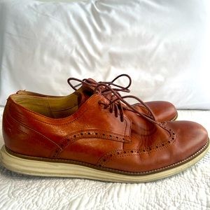 Barely worn. Classic wingtip. Men’s 12. Cole Haan Grand OS